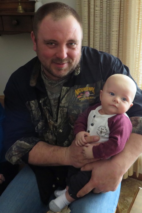 Gerrit with Andrew's oldest cousin 