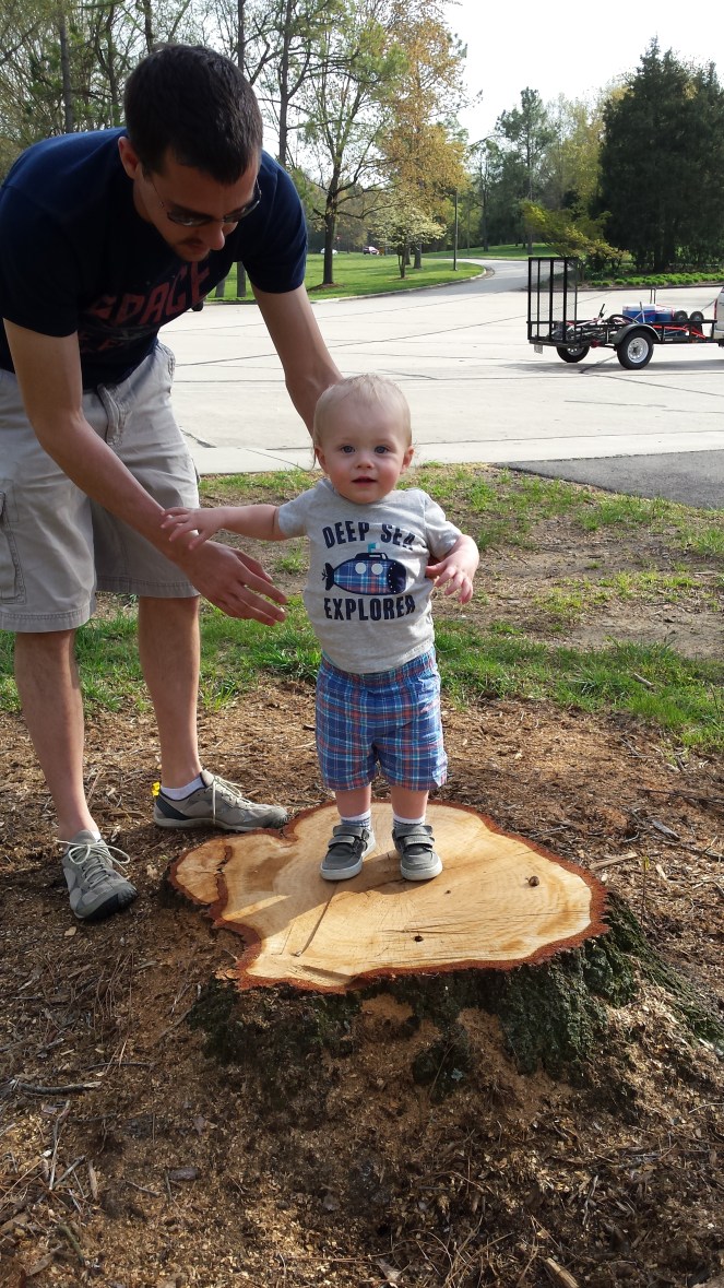 At a rest stop on the way to TN